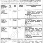 Agriculture Department KPK Jobs 2026 – Field Assistant Jobs